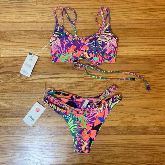 Maaji Swim Maaji Swimsuit Bralette Bikini Top With Cheeky Bottom Rhapsody Bikini Set Poshmark